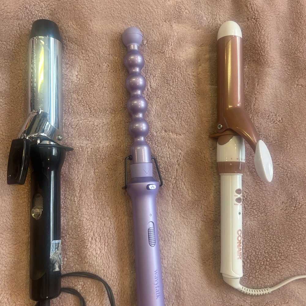 3 curling irons